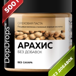 DopDrops Арахисовая паста 500 г Кокосом без добавокsr43156 - фото 1