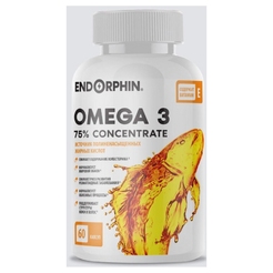 Полезные жиры Endorphin Omega 3 75  concentrate 60 sr39978 - фото 1