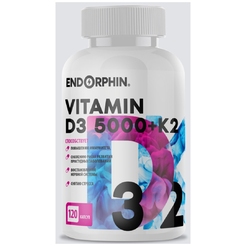 Витамины Endorphin Vitamin D3 5000 K2 90 sr39845 - фото 1