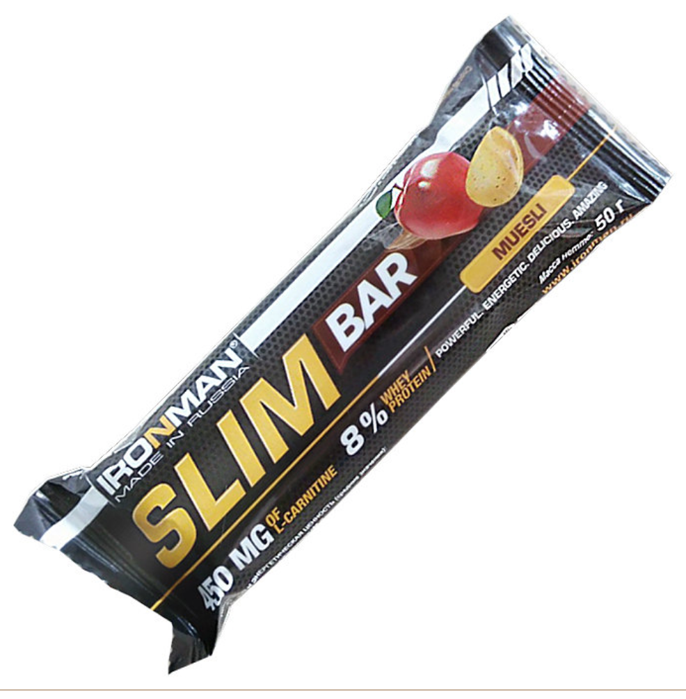 Батончик Ironman  Slim Bar 24    50  -    sr3660