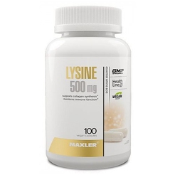 Аминокислоты отдельные Maxler Lysine 500 mg 100 vcapssr41314 - фото 1