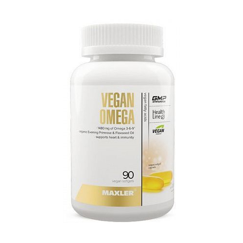 Полезные жиры Maxler Omega 3-6-9 vegan with Evening Primrose 90 softgels sr42602