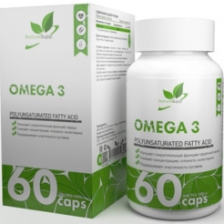 Полезные жиры NaturalSupp Omega 3 1000  DHA120EPA180 30 60 sr31224 - фото 1