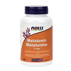 Улучшение сна NOW Melatonin 3 mg 180 vcapssr5863 - фото 1