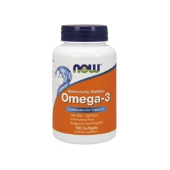 Полезные жиры NOW Omega-3 1000 mg 100 sofgelssr34914 - фото 1