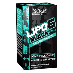 Жиросжигатель Nutrex Lipo 6 Black Ultra Concentrate International  International 60 sr43423 - фото 1