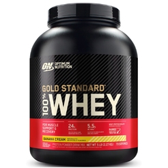 Протеин Optimum Nutrition 100  Whey protein Gold standard 2270  Banana Creamsr29174 - фото 1