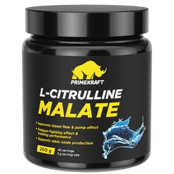 Аминокислоты отдельные Prime Kraft L-Citrulline Malate банка 200 гsr42767 - фото 1