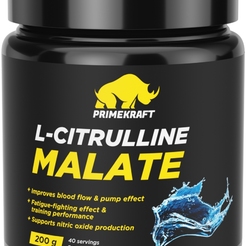 Аминокислоты отдельные Prime Kraft L-Citrulline Malate банка 200 гsr42767 - фото 2