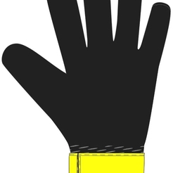 Вратарские перчатки Lotto Glove Gk Spider 500L53154-0WN - фото 2