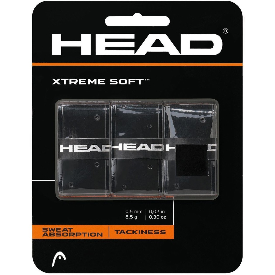 Овергрипы обмотка для ракетки Head XtremeSoft Grip Overwrap 285104-BK