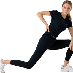 Леггинсы для фитнеса 4F WOMENS FUNCTIONAL LEGGINGSNOSH4-SPDF351-31S - фото 2