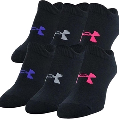 Носки 6 пар Under Armour Girls Essential No Show 6-pack1332982-001 - фото 1