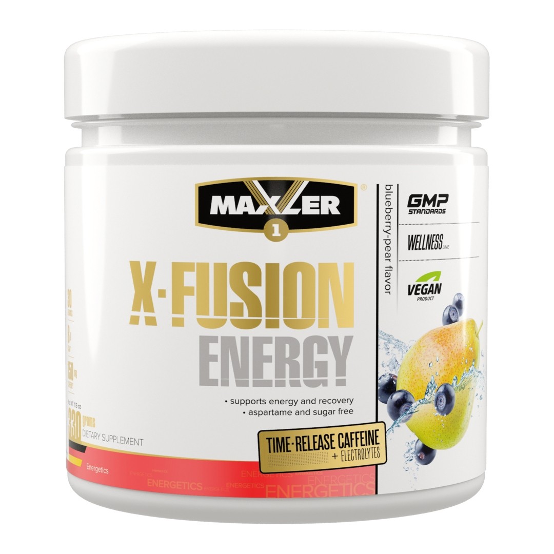 Аминокислоты Maxler X-Fusion Energy Amino acids CaffeineElectrolytes Sugar Free 330  Blueberry Pear sr37373