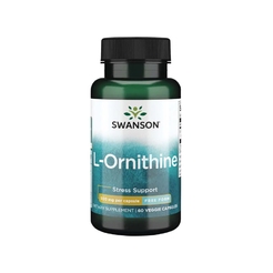 Аминокислоты Swanson L-Ornithine - Free Form 500 mg 60 vcapssr40222 - фото 1