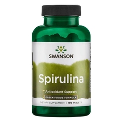 Антиоксиданты Swanson Greens Spirulina 500 mgsr39643 - фото 1