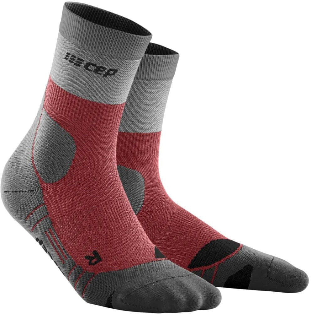 Женские компрессионные тонкие носки для активного отдыха CEP Compression Merino socks C513UW-R