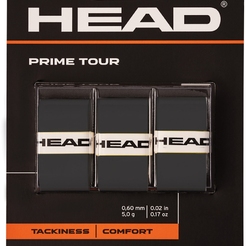 Овергрипы намотка для ракетки Head Prime Tour 3 pcs Pack285621-BK - фото 1