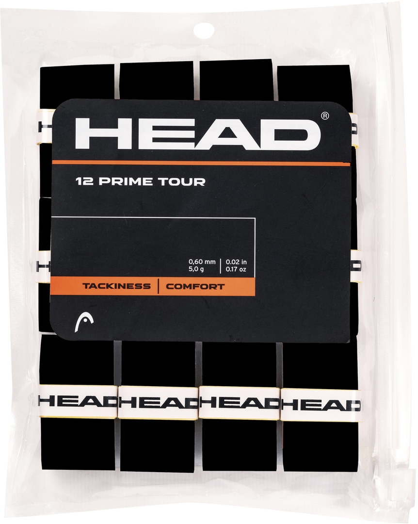 Овергрипы намотка для ракетки Head Prime Tour 12 pcs Pack 285631-BK