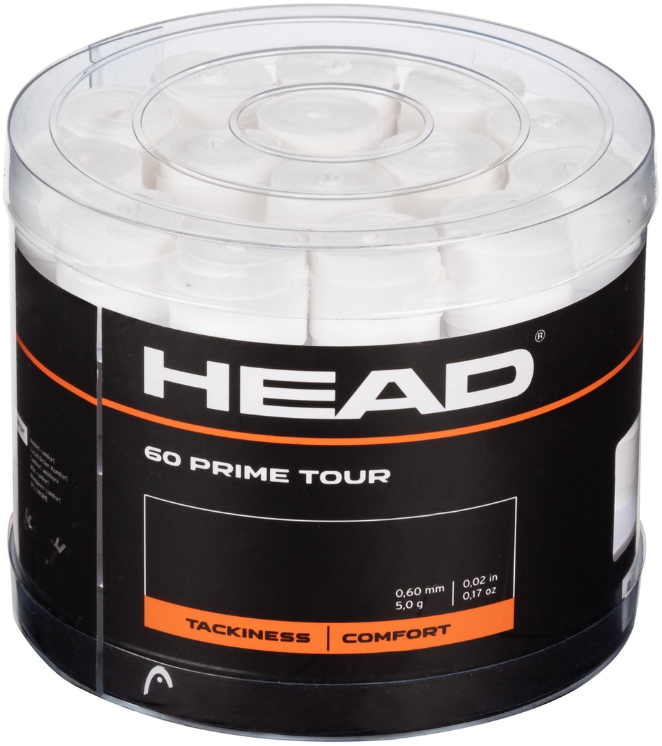 Овергрипы намотка для ракетки Head Prime Tour 60 pcs Pack 285661-WH
