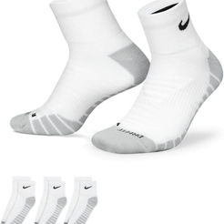 Носки 3 пары Nike U Dry Cushion Quarter Training Sock 3PSX5549-100 - фото 1