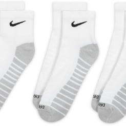 Носки 3 пары Nike U Dry Cushion Quarter Training Sock 3PSX5549-100 - фото 2